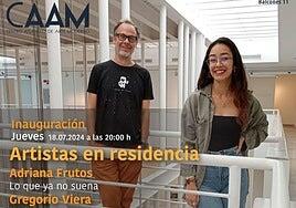 El CAAM presenta los proyectos de dos artistas de Canarias seleccionados en el programa de residencias artísticas de 2024