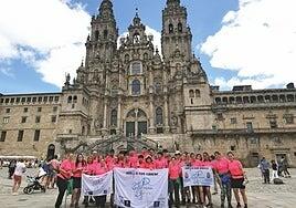 Pequeño Valiente cumple el reto de concluir el Camino de Santiago