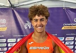 Magno Llopis, bronce en lanzamiento de martillo de los Europeos sub-18