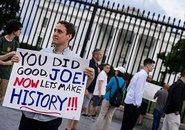 Los estadounidenses despiden a Biden: «Gracias Joe»