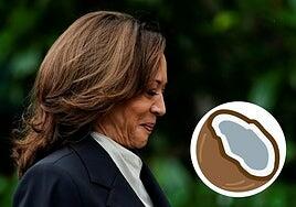 ¿Por qué el emoji del coco se ha convertido en símbolo de apoyo a Kamala Harris?