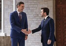 Pedro Sánchez se reúne con Aragonès en una semana clave para la investidura de Illa