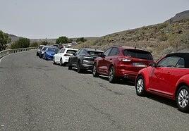 El barranco de Las Vacas, abarrotado pese a la ola de calor