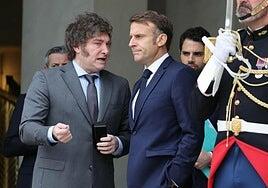 Macron y Milei liman asperezas tras la polémica de los cánticos racistas de la selección albiceleste