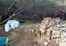 Retirados más de 25 metros cúbicos de residuos en la Reserva Natural de las Dunas de Maspalomas