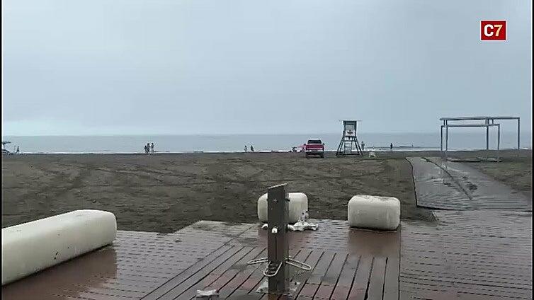 Nubes en la playa de Las Burras