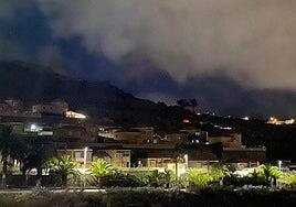 La carretera del Albercón de la Virgen, en Guía, estrena alumbrado público eficiente