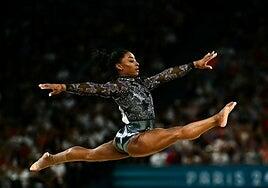 El espectacular maillot de Simone Biles con más de 6.000 cristales Swarovski
