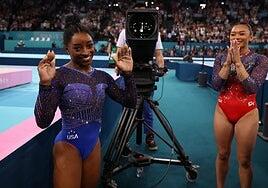 Simone Biles, oro en concurso completo, vuelve a ser ella