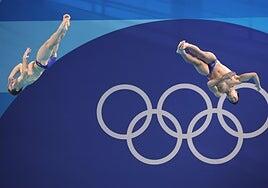 El canario Nicolás García Boissier, junto a Adrián Abadía, sexto en sincronizado 3 metros