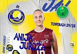 Anija Jurdža, carácter letón para la recepción del CV Hidramar