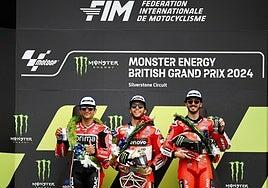 Bastianini firma un doblete en Silverstone y Martín recupera el liderato de MotoGP