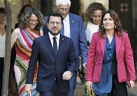 Aragonés se despide de la presidencia de Cataluña: «Nuestro horizonte es la independencia»