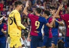 El Barça cierra la gira con buena nota