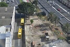 La MetroGuagua tiene que redefinir el túnel bajo Santa Catalina y acumula un nuevo retraso