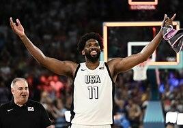 Joel Embiid, el enemigo público de los franceses en su final soñada