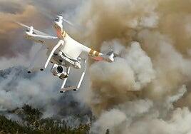Canarias refuerza con drones la vigilancia de los montes ante los incendios forestales