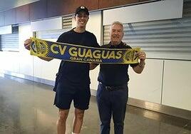 Ángel Trinidad, primer fichaje del CV Guaguas, ya está en Gran Canaria