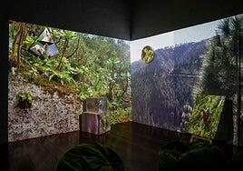 Una sala inmersiva atrae más visitas al Museo Etnográfico de Valleseco