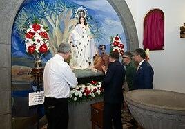 El Cabildo restaura la imagen de Nuestra Señora de los Desamparados