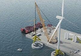 Esteyco ensayará en aguas grancanarias su innovador prototipo de eólica flotante