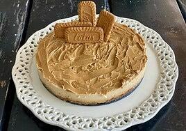 Tarta de galletas Lotus, súper fácil, sin horno y deliciosa