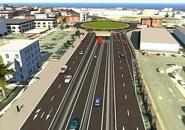 El soterramiento de Belén María pegará una mordida provisional al recinto portuario