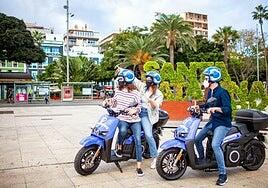 La moto eléctrica compartida se va de Canarias