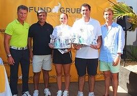Alicia y Rafael Fajardo reinan en el scracth del torneo Fund Grube
