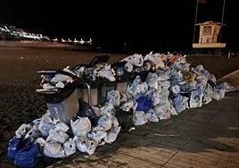 Retiran 6.150 kilos de residuos tras los fuegos de Melenara