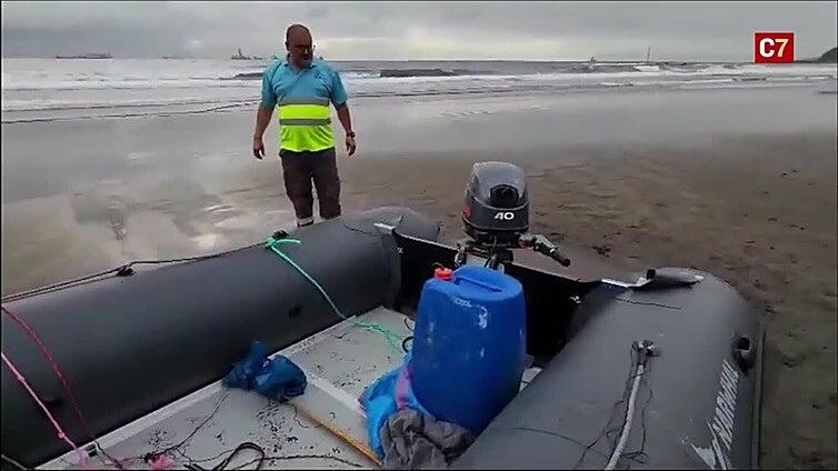 Encuentran una zodiac en La Laja posiblemente vinculada al narcotráfico