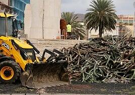 El inicio de las obras de Belén María, en imágenes