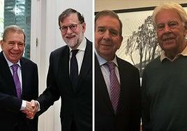 El candidato opositor se reúne con todos los expresidentes salvo Zapatero