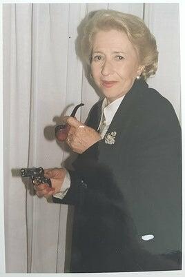 Margarita Landi, la rubia de la pistola