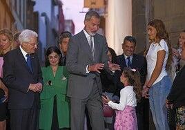 Así fue el encuentro del Rey y Ana Valentina