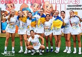 La selección de Canarias asciende a 1º Femenina en el Nacional de menores