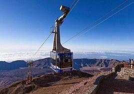 Instalan un sistema innovador en el mundo con energías limpias para el teleférico del Teide