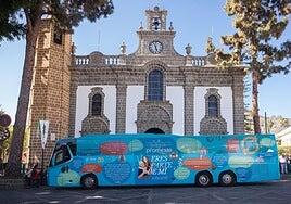 2.000 promesas viajan en guagua hasta Teror