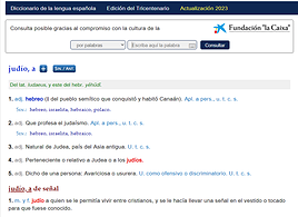 La justicia Argentina ordena a la RAE bloquear la quinta acepción del término «judío»