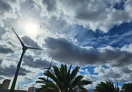 Nubosidad, viento e incluso calima para un martes caluroso en las islas