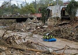 «¿El pueblo? No queda nada» tras el paso de Helene