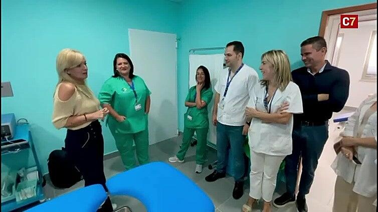 Visita al nuevo quirófano del Centro de Salud Alcaravaneras