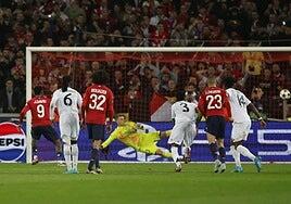 El Lille castiga a un Real Madrid desnortado