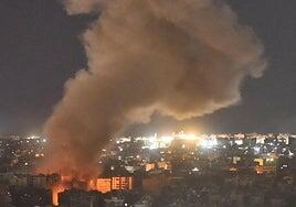 Beirut, conmocionada por los bombardeos que sacuden el centro de la capital
