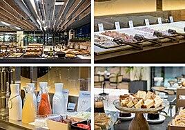 Un desayuno de hotel con vistas a Las Canteras