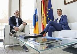 Migración y cuentas, los grandes temas que abordará Clavijo con Sánchez