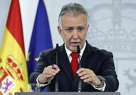 Ángel Víctor Torres comparece tras la reunión de Pedro Sánchez con Fernando Clavijo