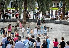 El Ejército exhibe su potencial en la capital grancanaria