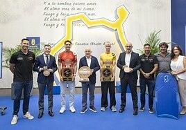 Agasajo institucional a los grancanarios Armide Soliveres y Alexander Montes