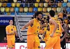 El Gran Canaria pasa por encima del Ulm en el Arena (125-78)